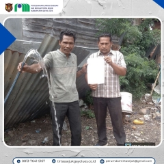 PERUMDA TIRTA SEJUK DAN BAITUL MAL WUJUDKAN AKSES AIR BERSIH BAGI 110 KELUARGA PENERIMA MANFAAT